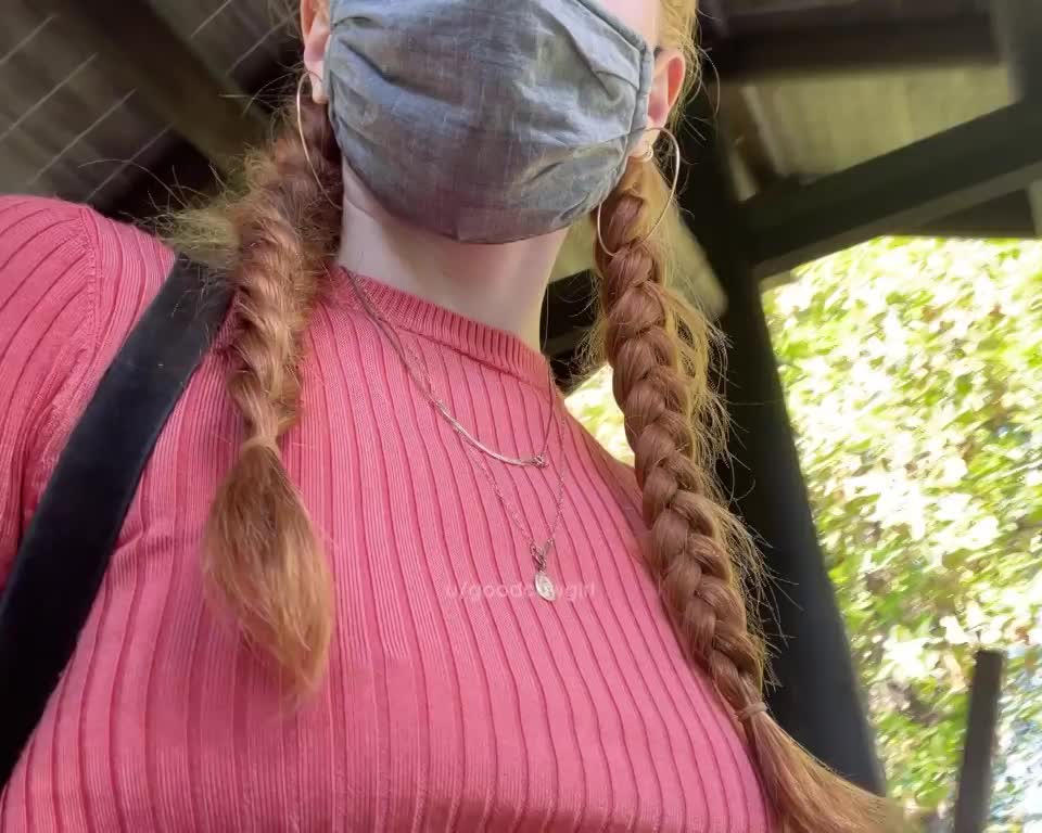 What can I say, I love teasing my date while we are out :3 : video clip