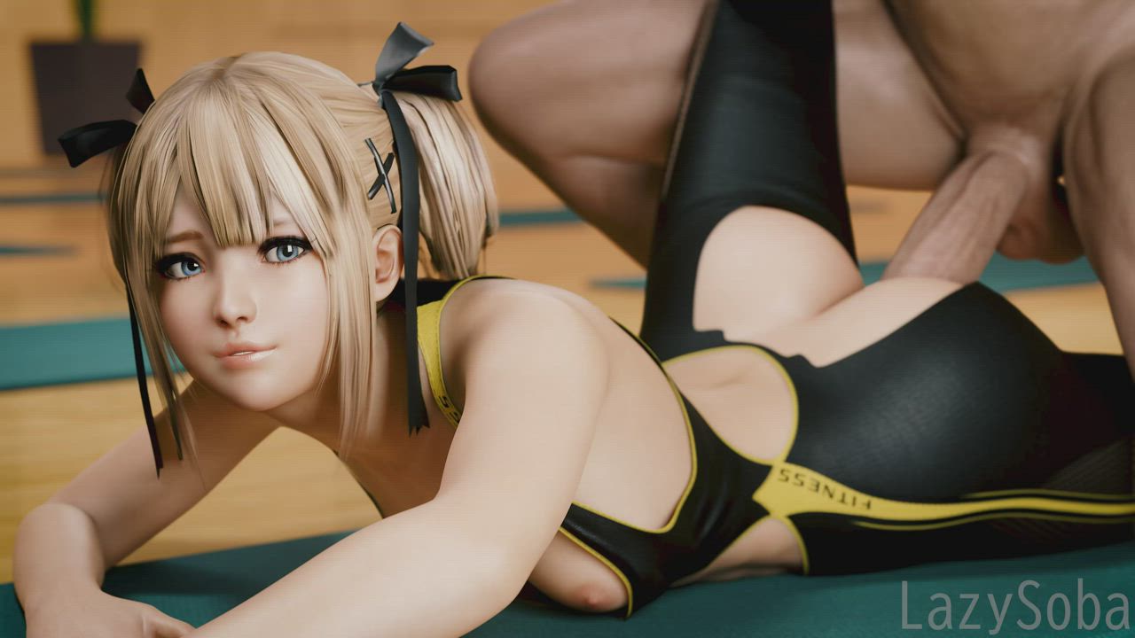 Marie Rose trying out a new exercise (Soba) [Dead or Alive] : video clip