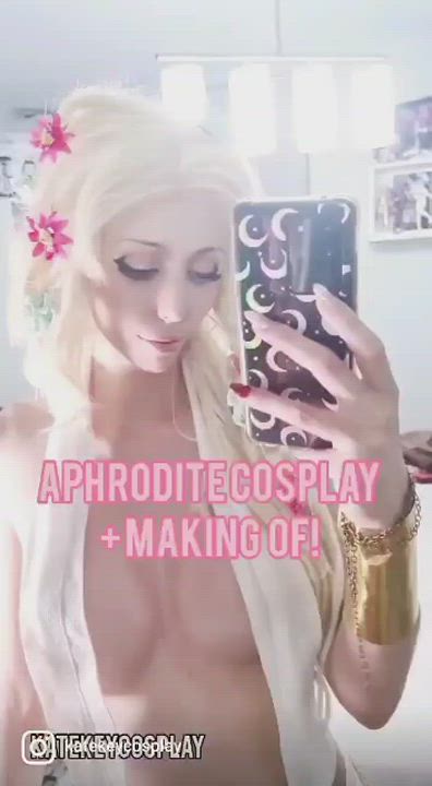 Can humans beat the gods? Aphrodite cosplay (Kate Key) [Record of Ragnarok] : video clip