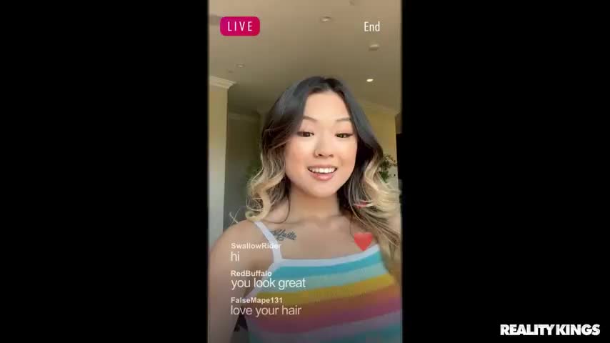 Asian girl spreading for superior cock : video clip