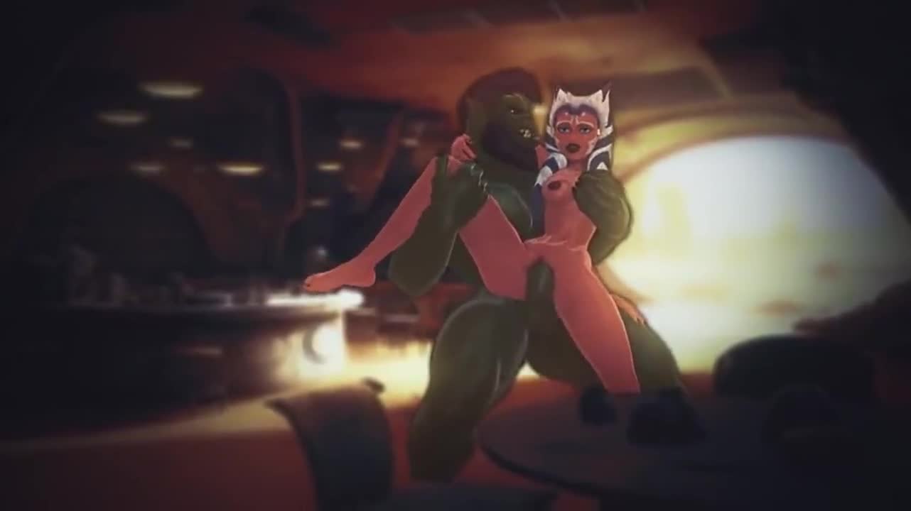 Ahsoka enjoying herself (Rexx) [Star Wars] : video clip