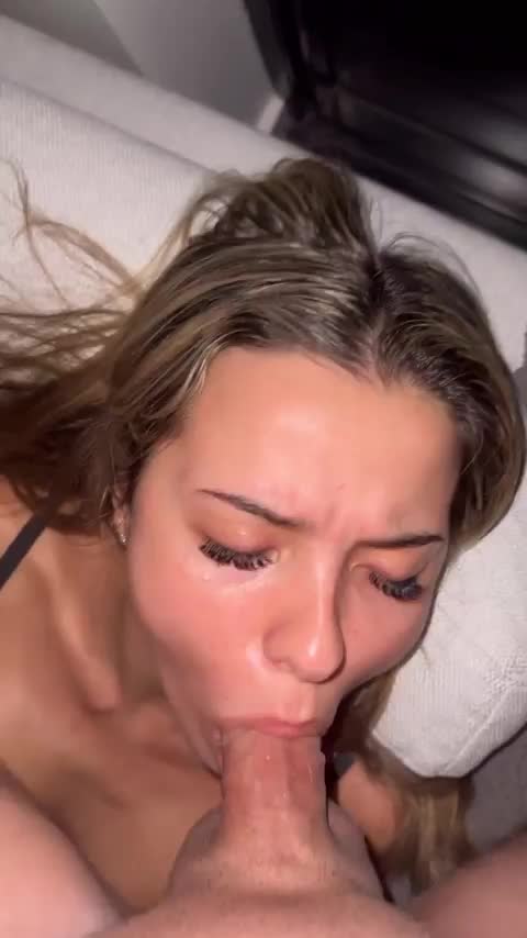 Love when he fucks my face and cums on it 🤤 : video clip