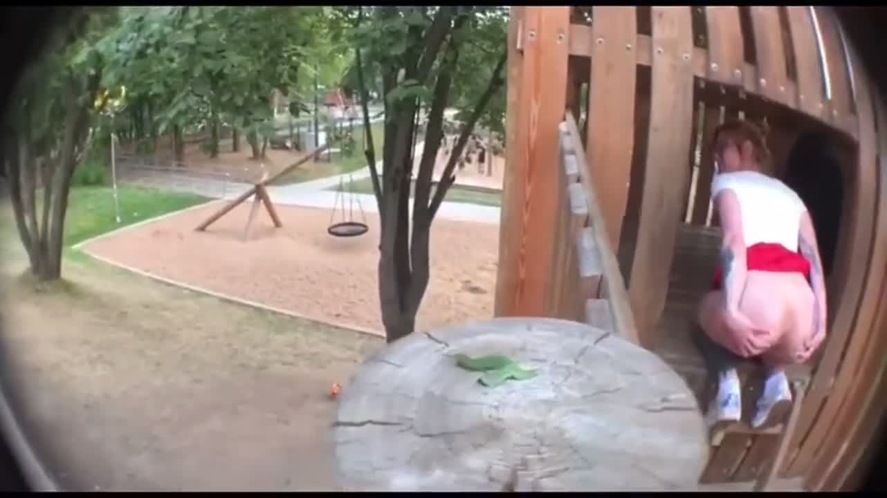 Doggystyle Exhibitionist Hardcore Outdoor POV Petite Public Porn by mollestopestage : video clip