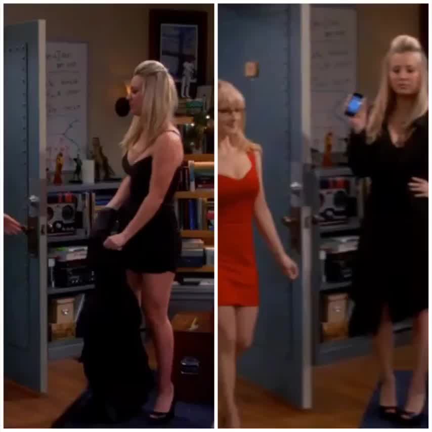 Kaley Cuoco or melissa rauch who did it better (they need breeding and it looks like they wanted it) : video clip