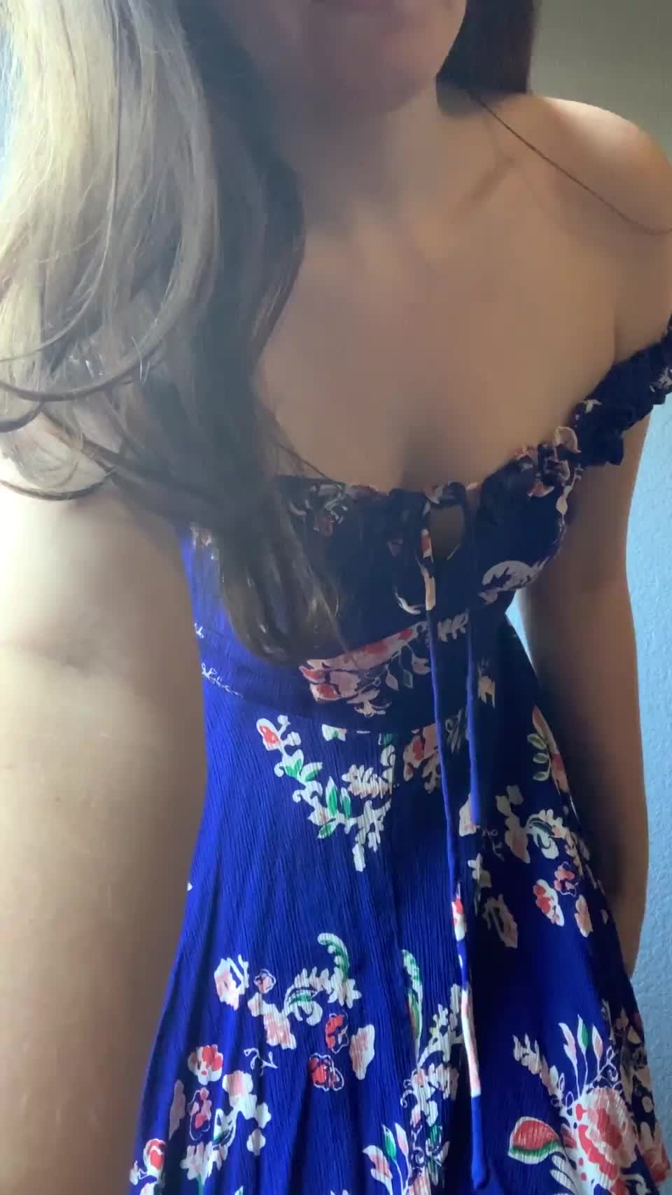 do you like what's under my sundress? 😇 : video clip
