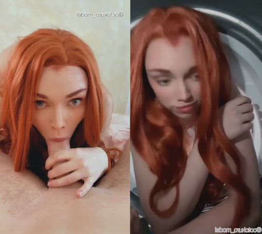 Slutty redhead loves to be fucked 👇 : video clip