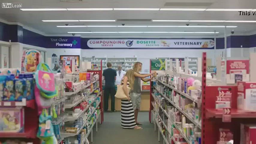 Testing The Condom At The Pharmacy! : video clip
