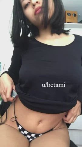 I hope you like my 19 y/o boobs : video clip