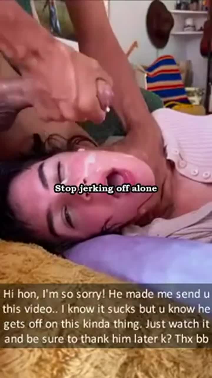 Does anyone know the source of this girl getting jerked on and cummed on (or at least a gif without the ads?) : video clip