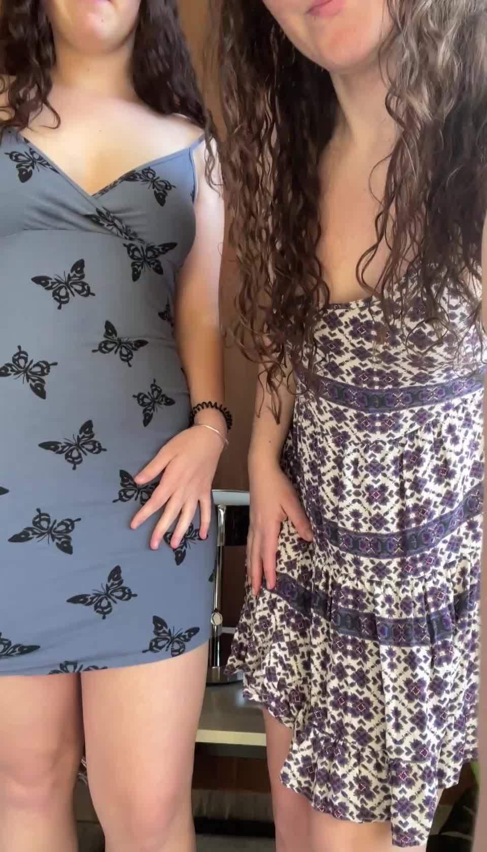 what's better than one girl flashing in a sundress? : video clip