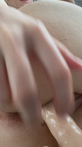 What would you do with your asshole while I playing with a dildo : video clip