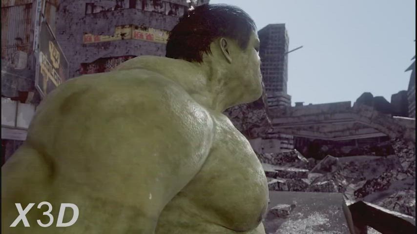 Black Widow and Hulk (X3D) [Marvel] : video clip