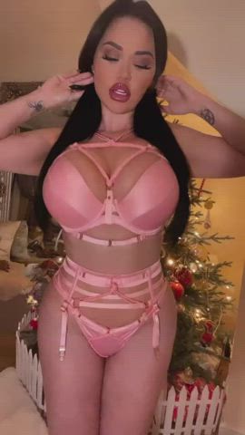 Like my new pink lingerie? 🪢 : video clip