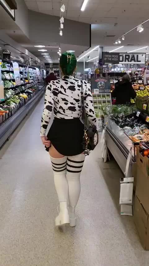 You will find the peaches in produce section [GIF] : video clip