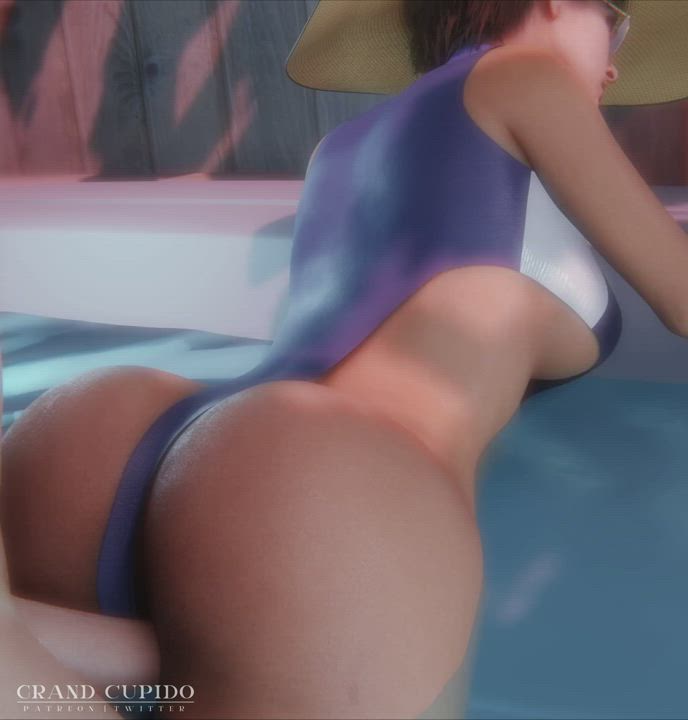 Jill Valentine sex in the pool [ResidentEvil] (Grand Cupido) : video clip
