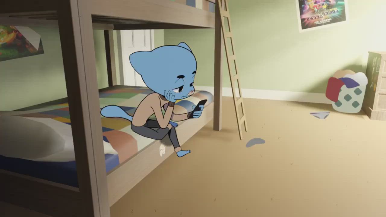 Nicole Watterson's Son Finds Her Only Fans (Matchattea)[Amazing World of Gumball] : video clip