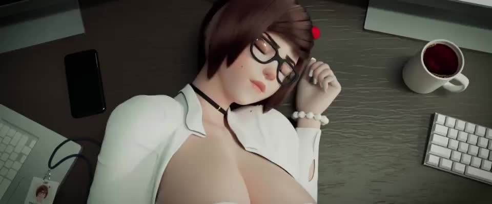Office Lady Mei fucked at her desk (Gecko) [Overwatch] : video clip