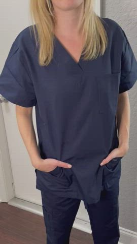 Here’s what I’m hiding under my scrubs : video clip