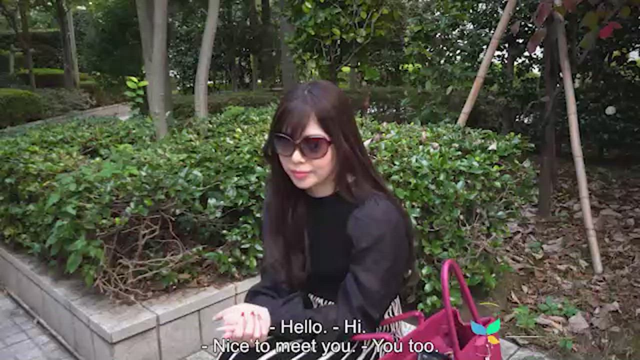 Kanon Ichijyo is trying to be our newest model - couch casting in Tokyo : video clip