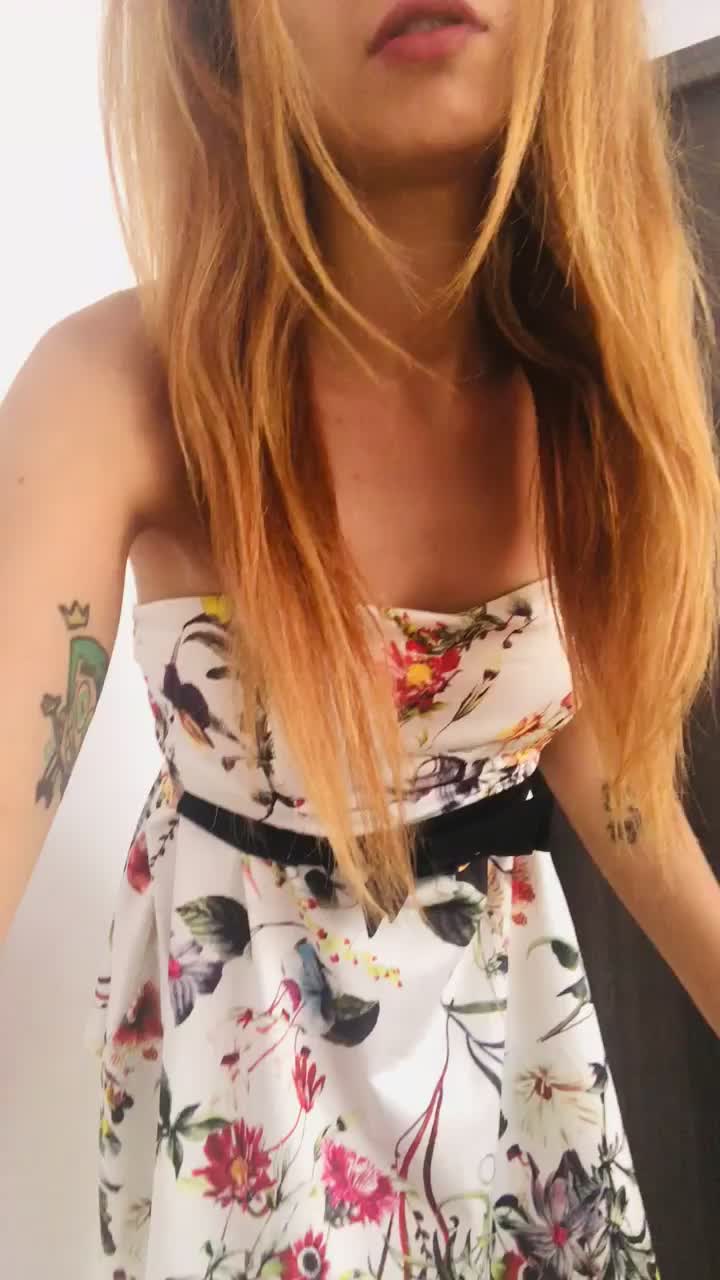 From sundress to undress 😈 : video clip