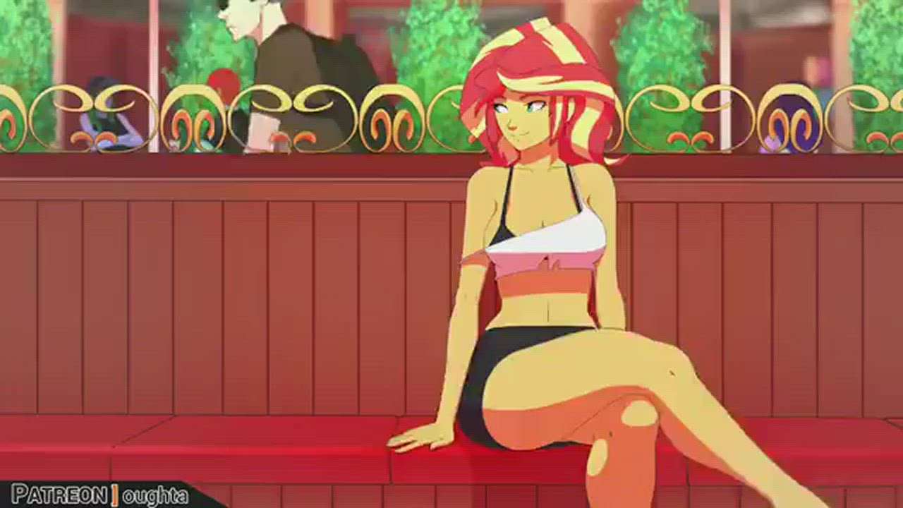 Sunset Shimmer's public flashing (Oughta) [My little pony] : video clip