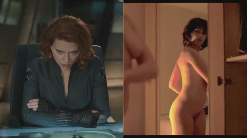Scarlett Johansson (Superhero vs Undressed) : video clip