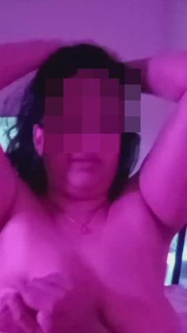 Its incredibly sensual to watch her get drunk and enjoy the ride while playing with her hairs! Couldn't stop myself creasing her soft tits and cum in between them! : video clip