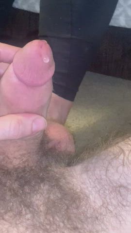 Edging and dripping at my gorgeous wife’s feet while she teases me with her feet. : video clip