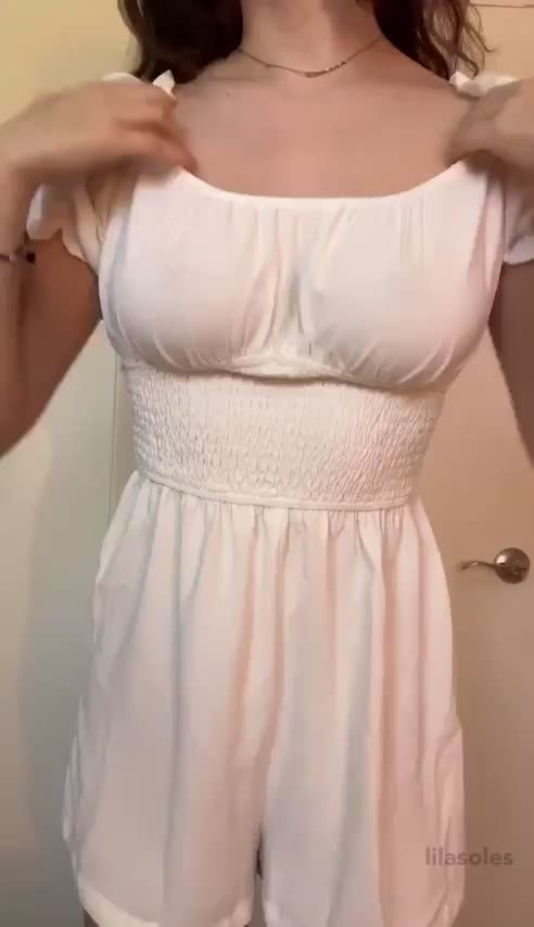 I really like this romper but I still think I look better with it off : video clip