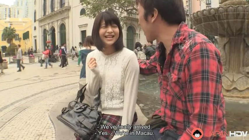 A date in Macau with Iku Sakuragi and her tour guide turned lover : video clip