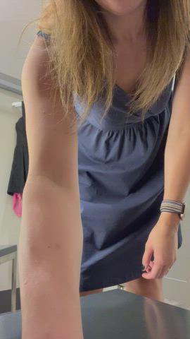 Got a bit horny while trying on dresses yesterday [GIF] : video clip