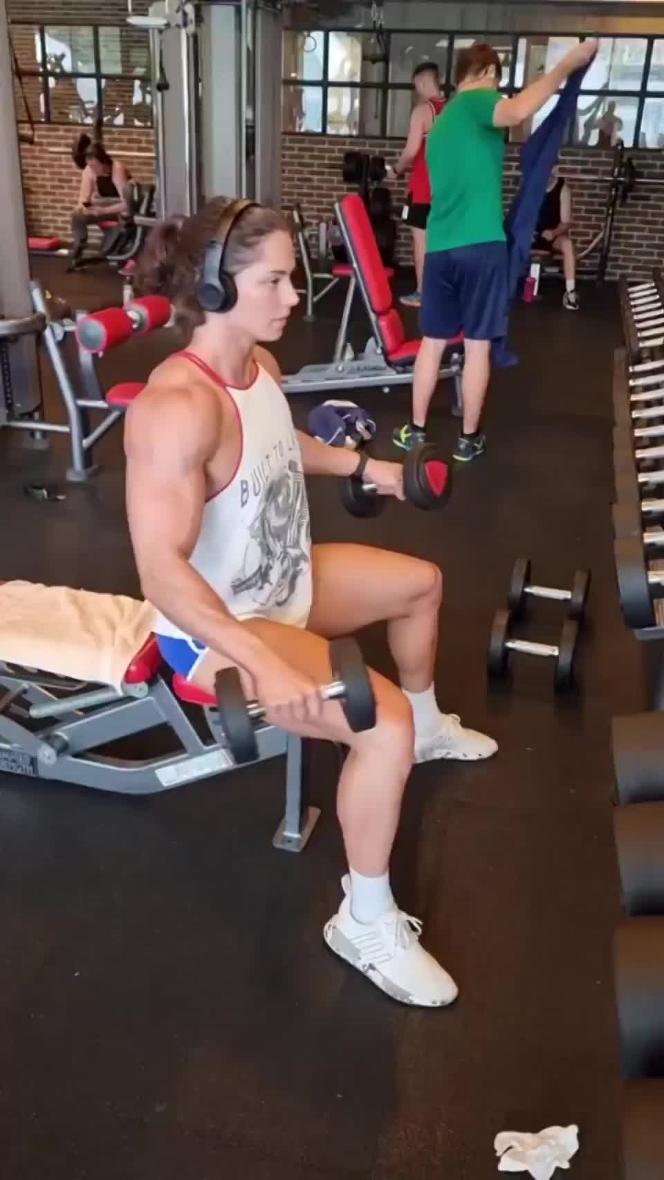 Today's arm workout : video clip