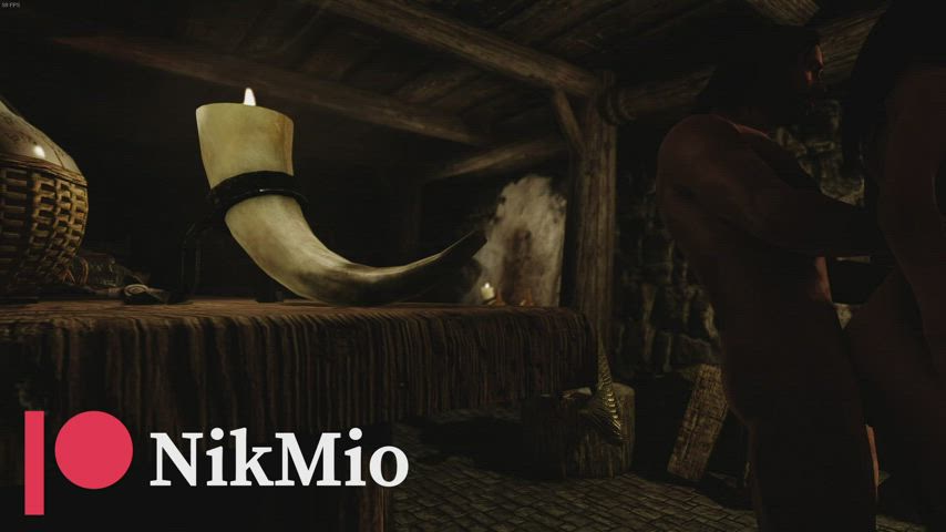 Sigrid gives the Dragonborn her special service (NikMio) [Skyrim] : video clip