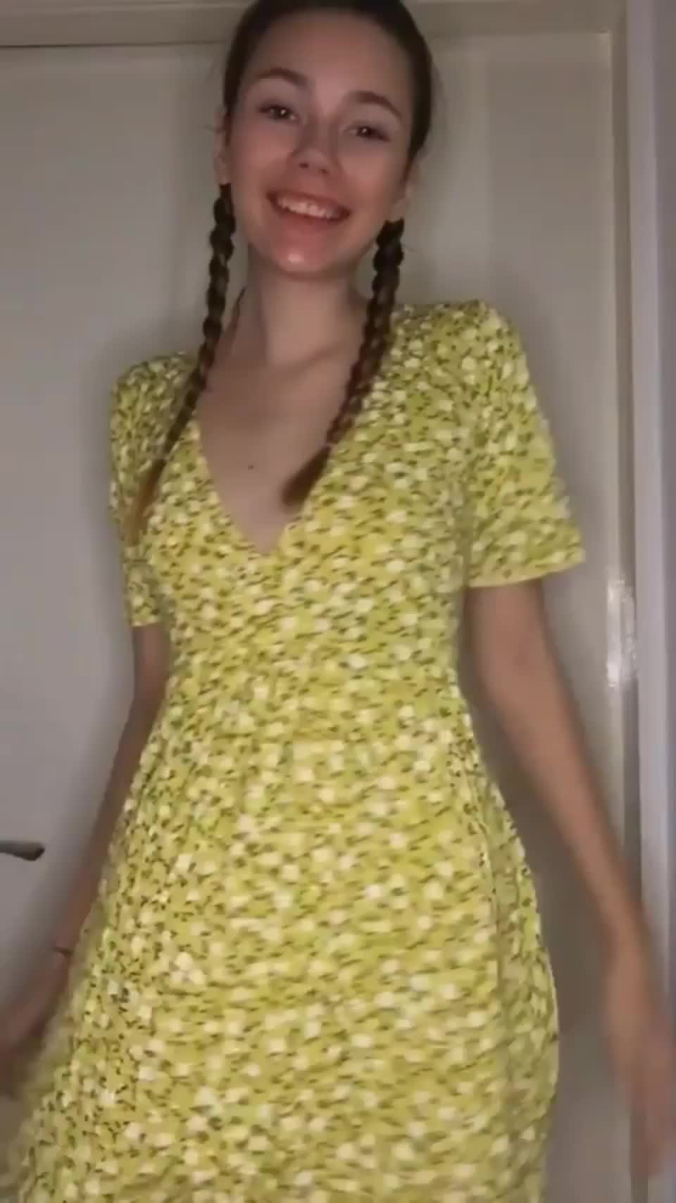 Do you like my dress? Or should I leave it off? : video clip