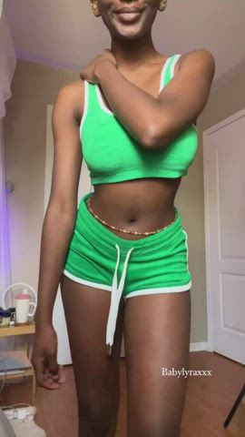 Small waist big tits make the best combination! : video clip