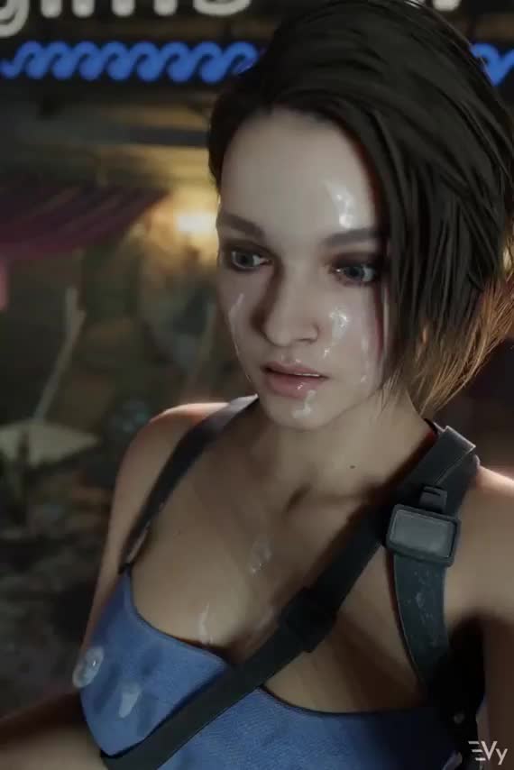 Jill Valentine after a night of servicing the community (Vulpeculy) [Resident Evil] : video clip