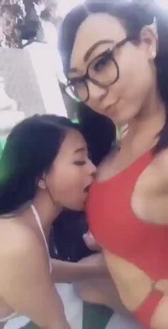 Love that "accidental" Nipple Bite. : video clip