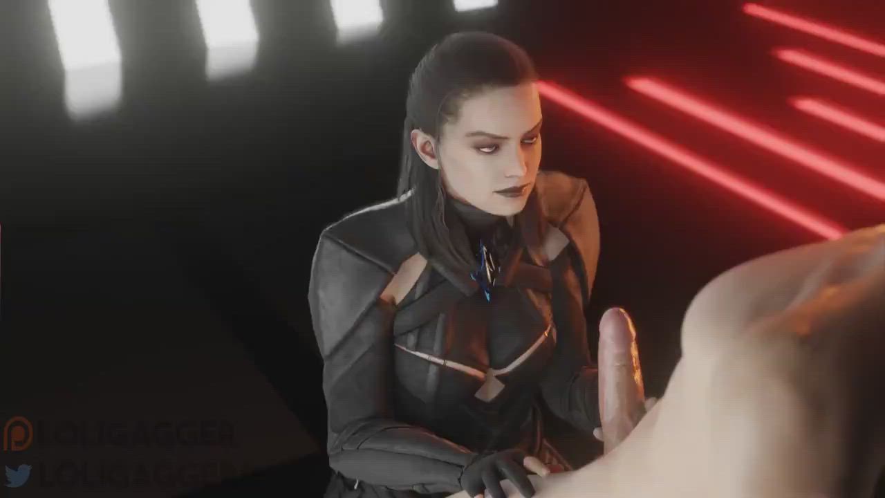 Sith Rey enjoying herself (LoliGagger) [Star Wars] : video clip