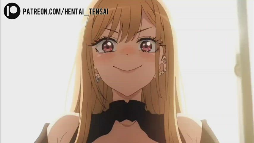 Quick! Take a peek at Marin's Pussy! (hentai_tensai) [My Dress-Up Darling] : video clip