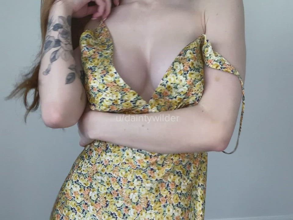 I love this dress because it slides off so easily : video clip
