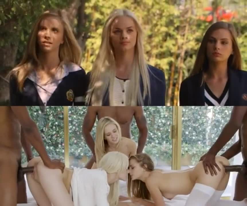 Rachel James, Elsa Jean, Sydney Cole, Cute Mode | Slut Mode, Sorority Initiation : video clip