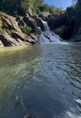When you are by a waterfall : video clip