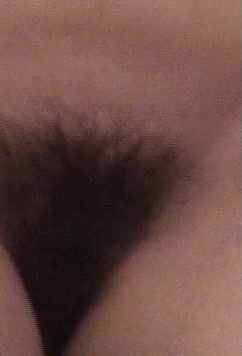 Wife stripping off her panties, to reveal natural bush! : video clip
