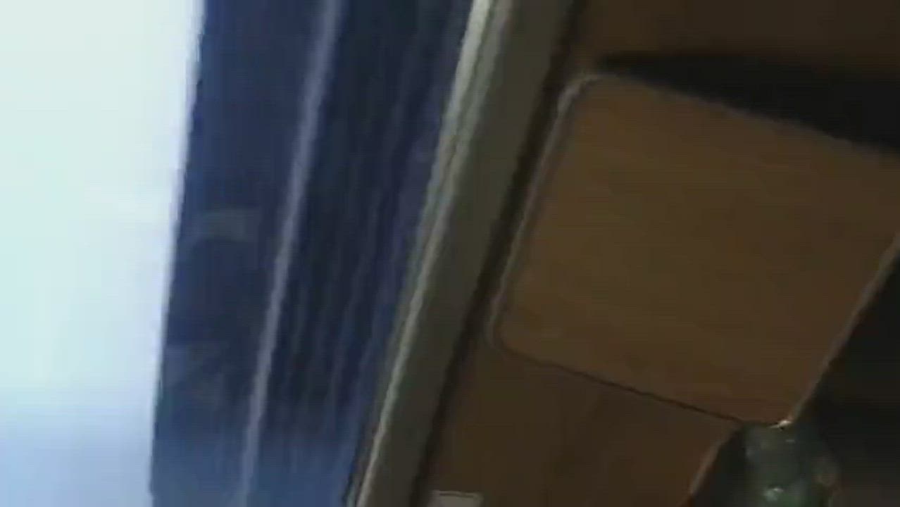 Public deepthroat on the train : video clip