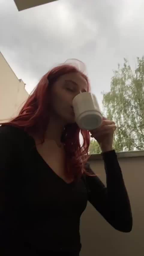 drink a cup of coffee with me in the morning, and then fuck hard to cheer up : video clip
