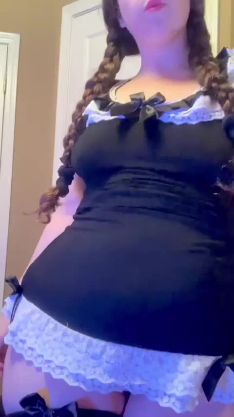 will you finish all over my chubby pussy? please😇 : video clip