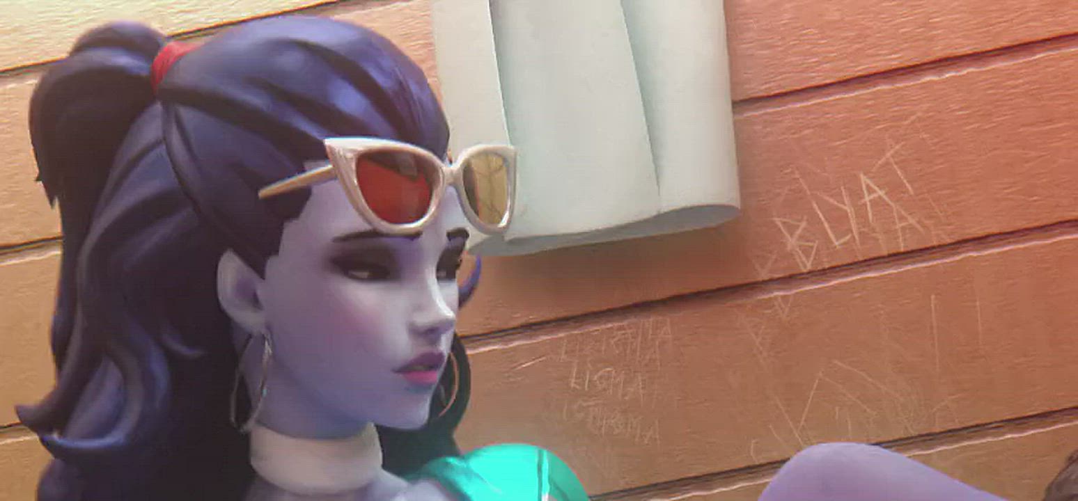 Does anyone know who the creator/source of this animation with Swimsuit Widowmaker? [Overwatch] : video clip