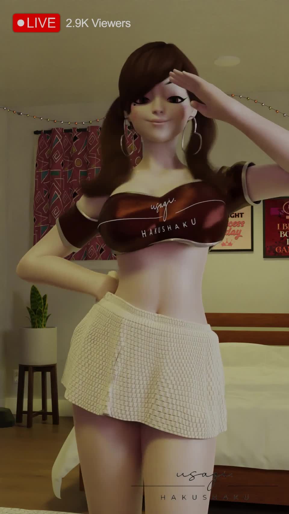 Dva Camgirl 2 (usagiHakushaku) [Overwatch] : video clip