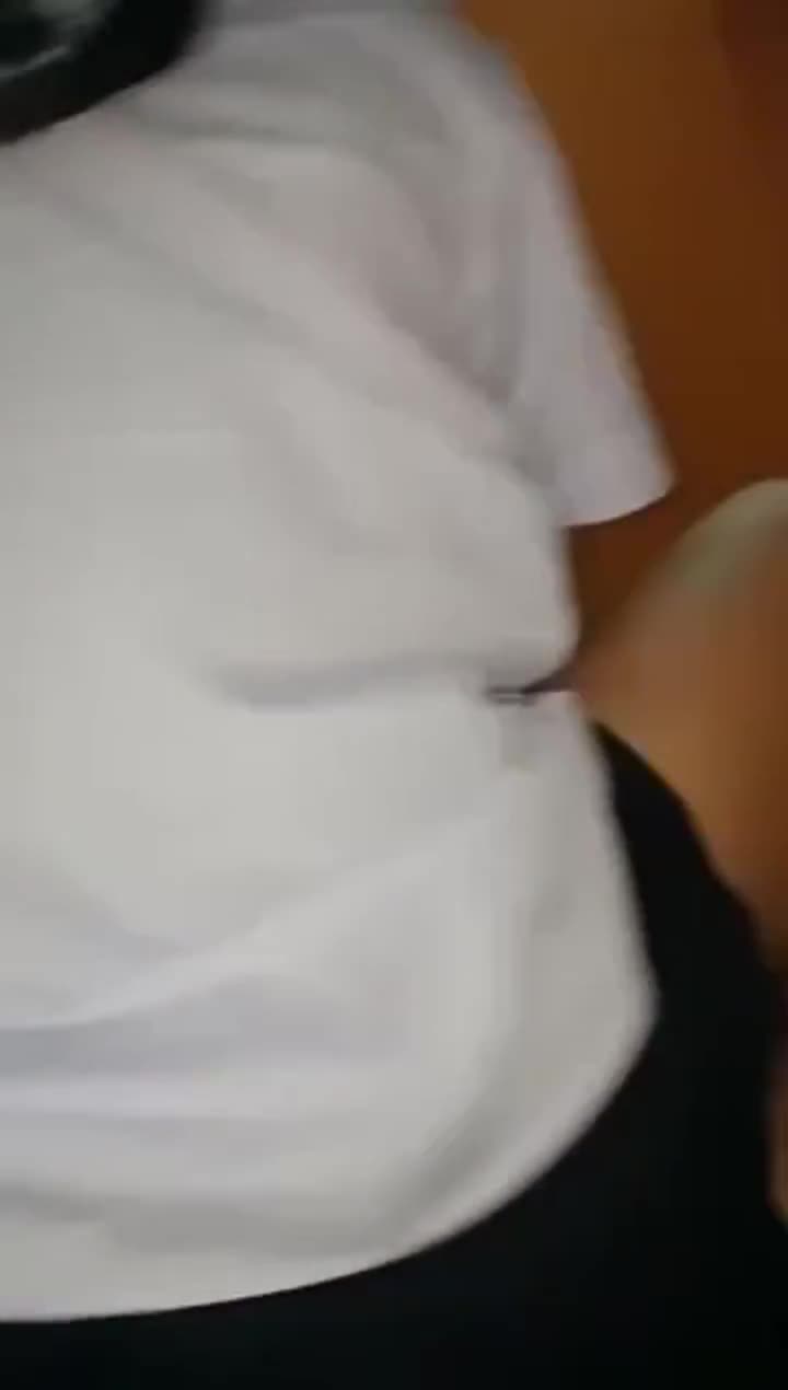 Schoolgirl riding in skirt - more in comments : video clip