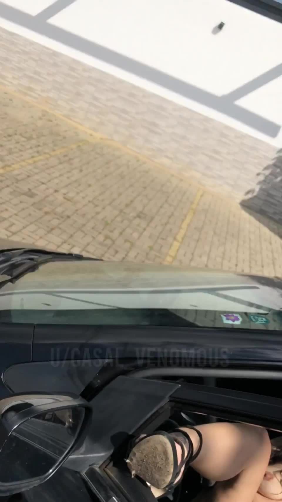 [GIF] Beautiful day park the car and get myself off in the middle of the street with the door open : video clip
